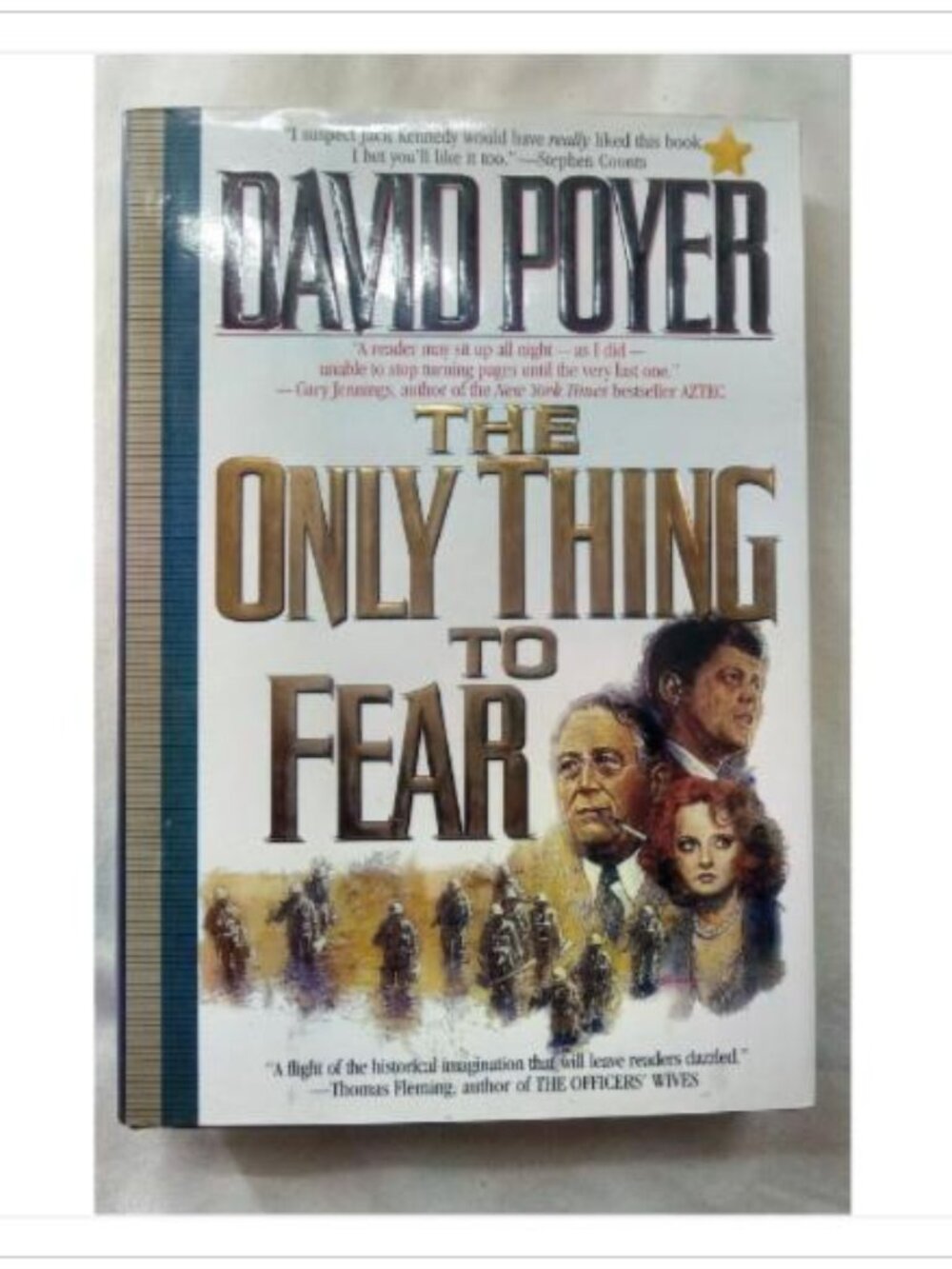 The Only Thing to Fear David Poyer First Edition Hardcover Book Vintage Novel